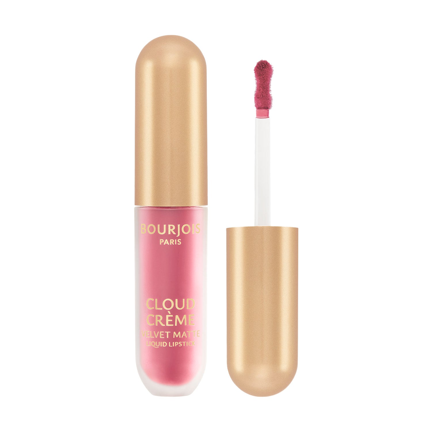 Рідка матова помада для губ Bourjois Cloud Creme Velvet Matte Liquid Lipstick 01 Rose Bonbon, 3 мл